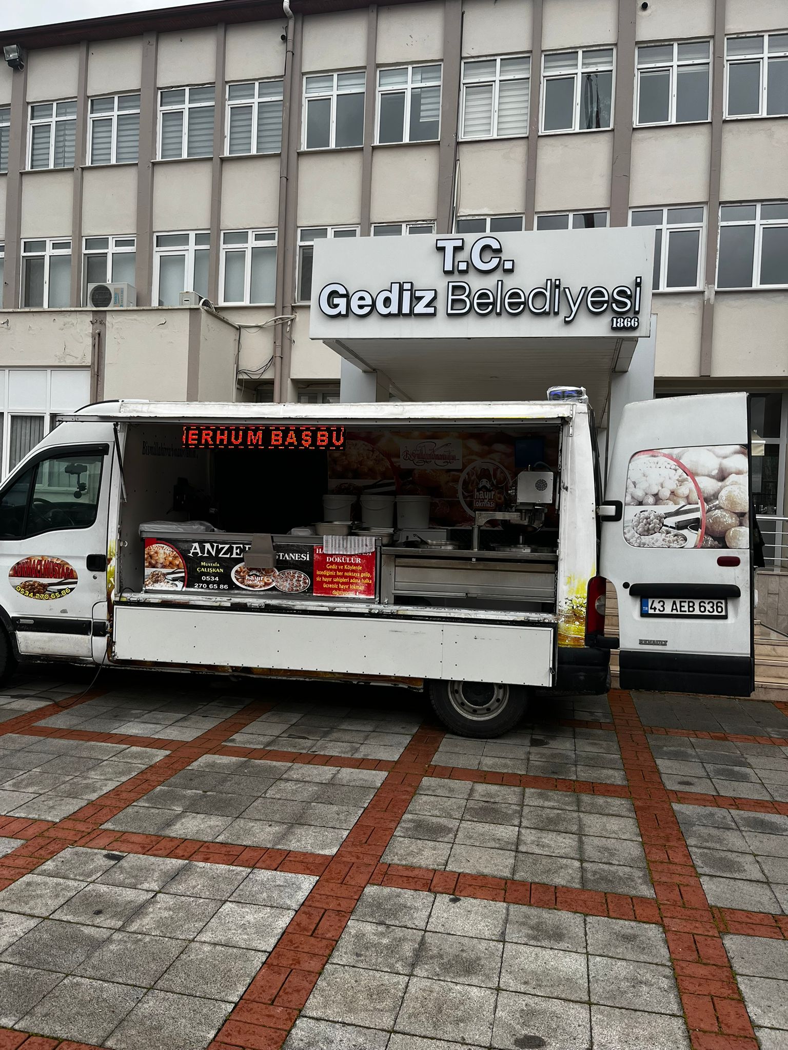 Gediz hayır lokması dökümü